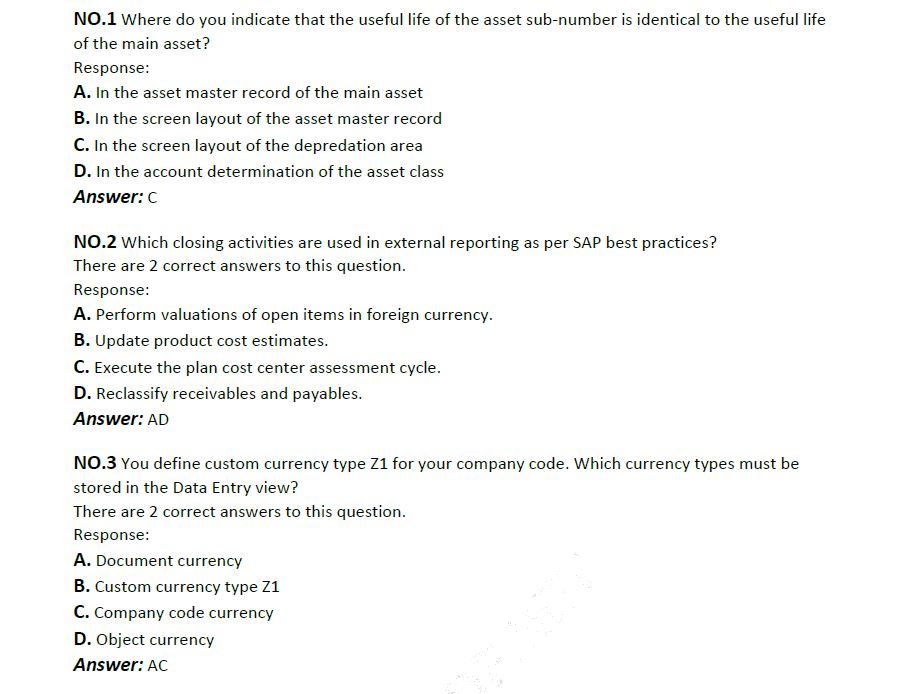 Test C-TS4FI-2020 Guide Online