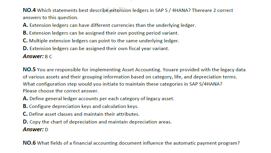 C_TS4FI_2021 Authentic Exam Questions