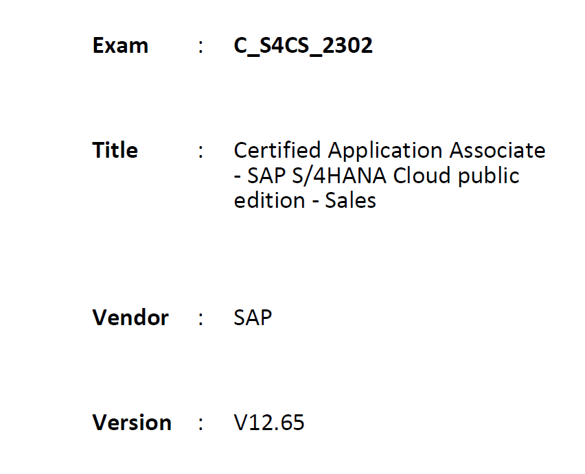 C-S4CS-2302시험패스 가능한 공부