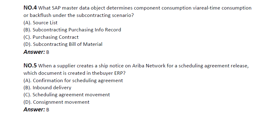 英文版-最新版SAP Ariba ARSCC 2302题库带答案共82题考试编码：C_ARSCC_2302 V12.35 即SAP Ariba  Supply Chain Collaboration – 开源资料库