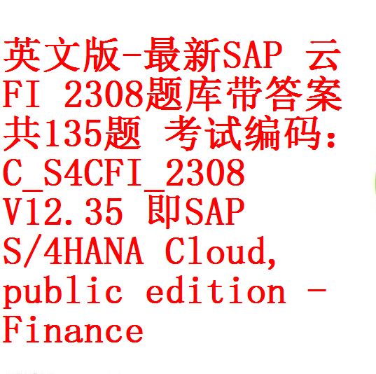 C-S4CFI-2402 Schulungsunterlagen
